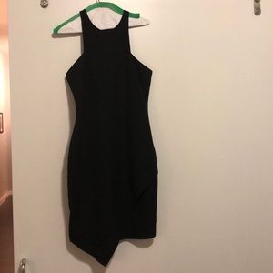 Black Elizabeth and James Asymmetrical Dress
